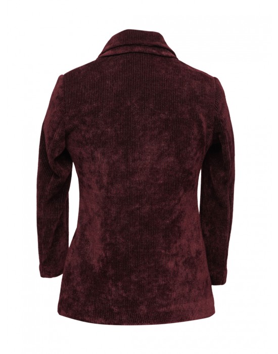 Girls Coat  Frappe Wine
